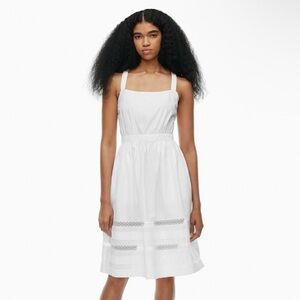 WILFRED Coronation Poplin Dress White - Small